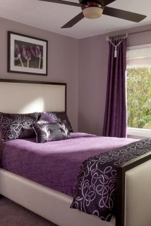 라일락 스트레이트 커튼