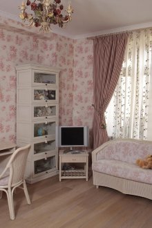 Тапет за стаята на момиче в стила на Прованс