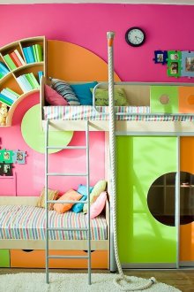 Ярки тапети за стаята на момичето