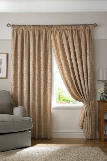 Бежови флорални щори