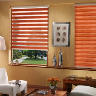 Оранжеви завеси ден-нощ