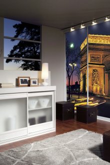 Гардероб с плъзгане с фотопечат