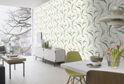 Washable wallpaper with an abstract pattern