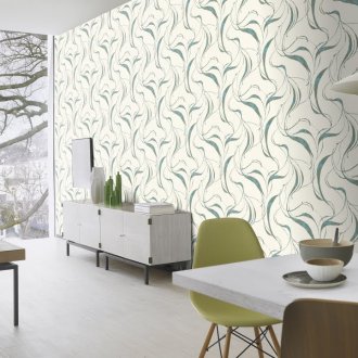 Washable wallpaper with an abstract pattern