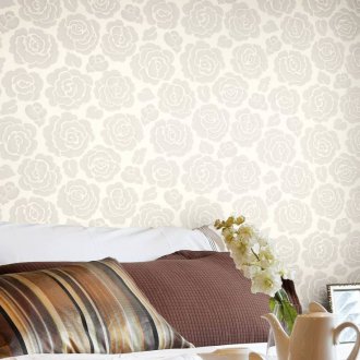 Washable gray wallpaper