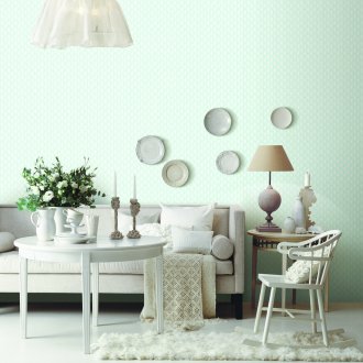 Washable green wallpaper