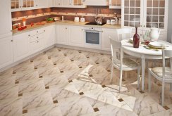 Marble tiles for the kitchen