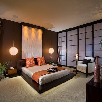 Japanese-style bedroom decor