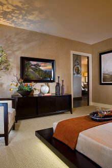 Japanese wenge bedroom