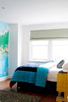 Wallpaper for a teenager’s bedroom