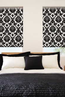 Черно-бели ролетни щори
