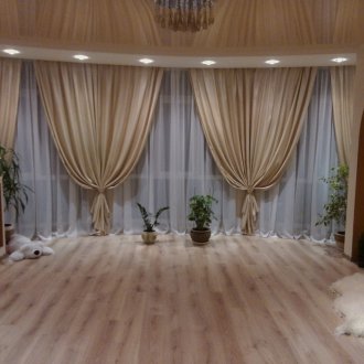 Flexible Vorhänge im Wohnzimmer