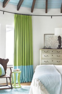 Flexible Vorhänge im Schlafzimmer