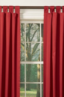 Червени велкро завеси