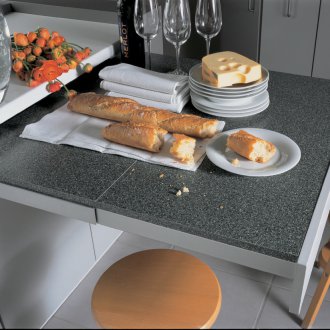 Sistem gelongsor di dapur