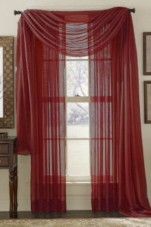 Бургундски воали завеси