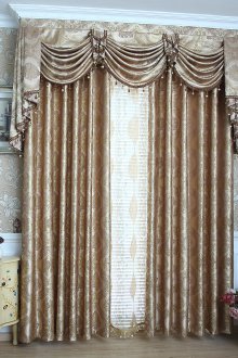 Жакардови завеси с ламбрекени