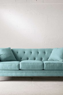 Тюркоазен троен диван