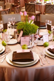 Декорация за маса за гости