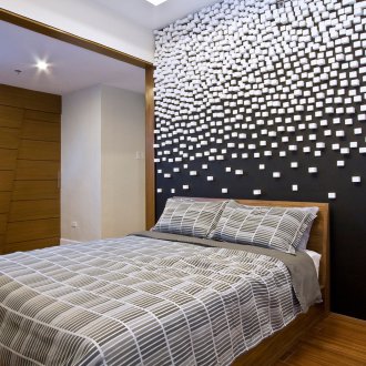 3D стени в спалнята