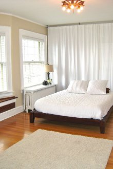 Laminate flooring di bilik tidur