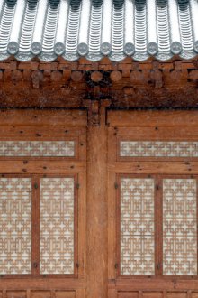 Дървена порта