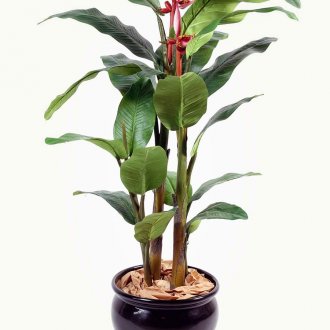 Бежова плочка с цветя.