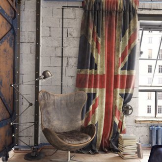 Печатани завеси на таванско помещение