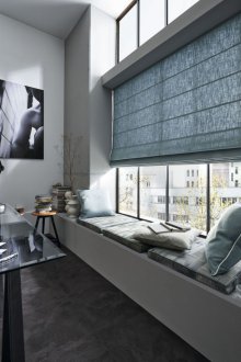 Римски завеси в таванско помещение