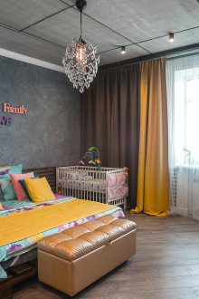 Завеси таванско помещение в спалнята