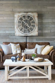 Кафяв селски диван