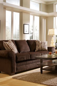 Кафяв кадифен диван