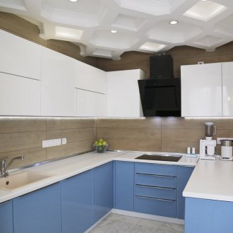 Син кухненски МДФ
