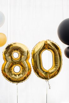 80-ти рожден ден декор