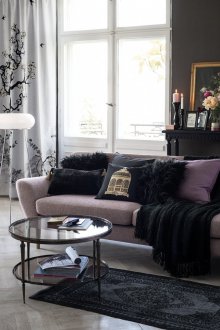 Диван от метална рамка в ретро стил