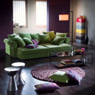 Зелен сгъваем диван