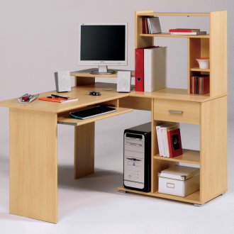 Corner computer desk
