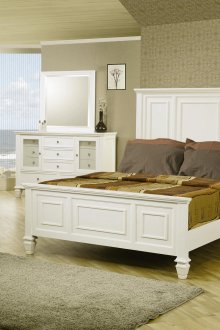 Kertas dinding berwarna kelabu-hijau di dalam bilik tidur