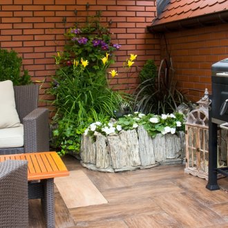 Малка зона за барбекю