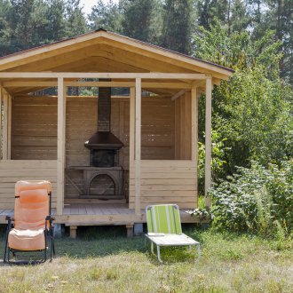 Зона за барбекю в къщата