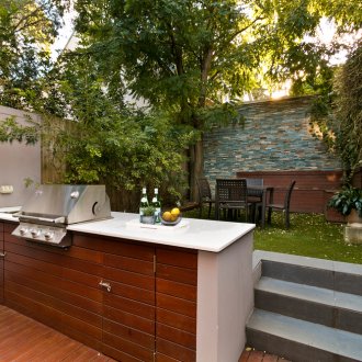 Работно място в зоната за барбекю