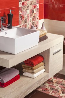 Съхранение в малка баня