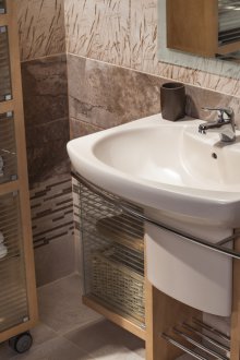 Съхранение в малка баня