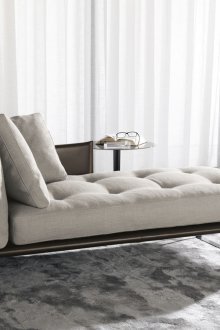 Кожен диван дневно легло