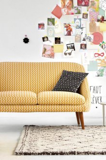 Диван бебе с геометричен модел