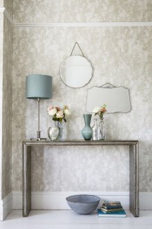 Сребърен текстуриран тапет