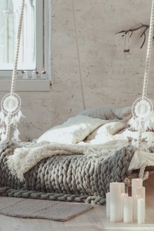 Интериор в сиви и светло бежови тонове.