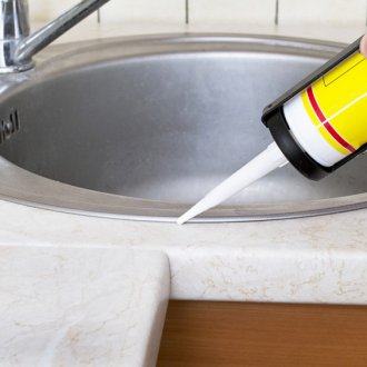 Силиконов уплътнител за мивка