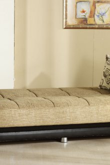 Кожен диван от тиково дърво