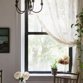 Дантелени завеси